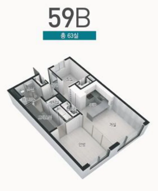 59B 타입 평면도 (1차)